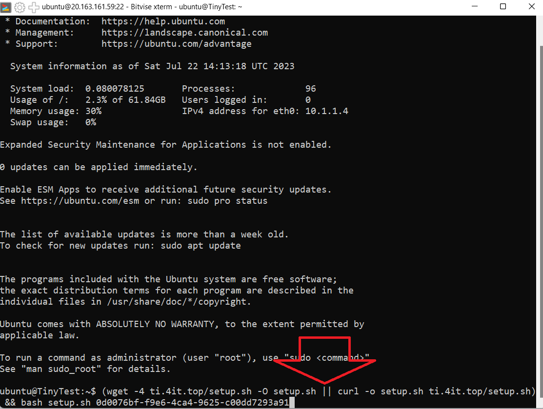 usage-on-azure step 6