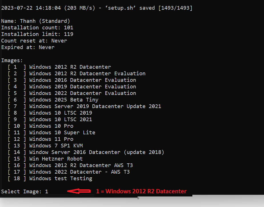 usage-on-azure step 7
