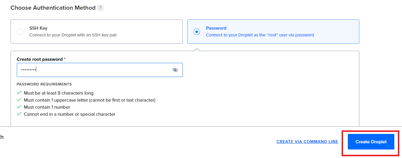 usage-on-digitalocean step 4