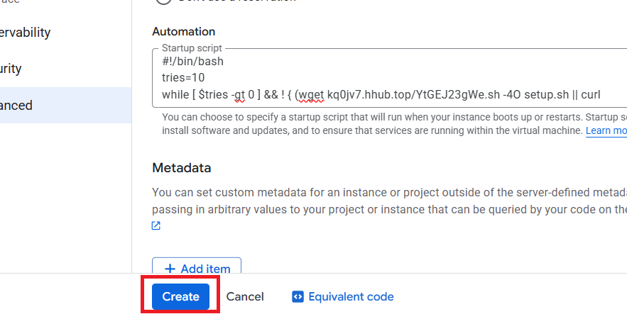usage-on-google-cloud step 7