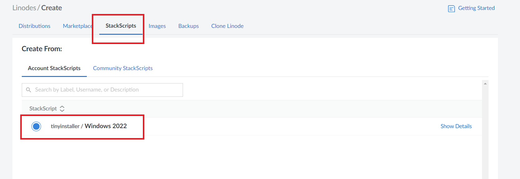 usage-on-linode step 6