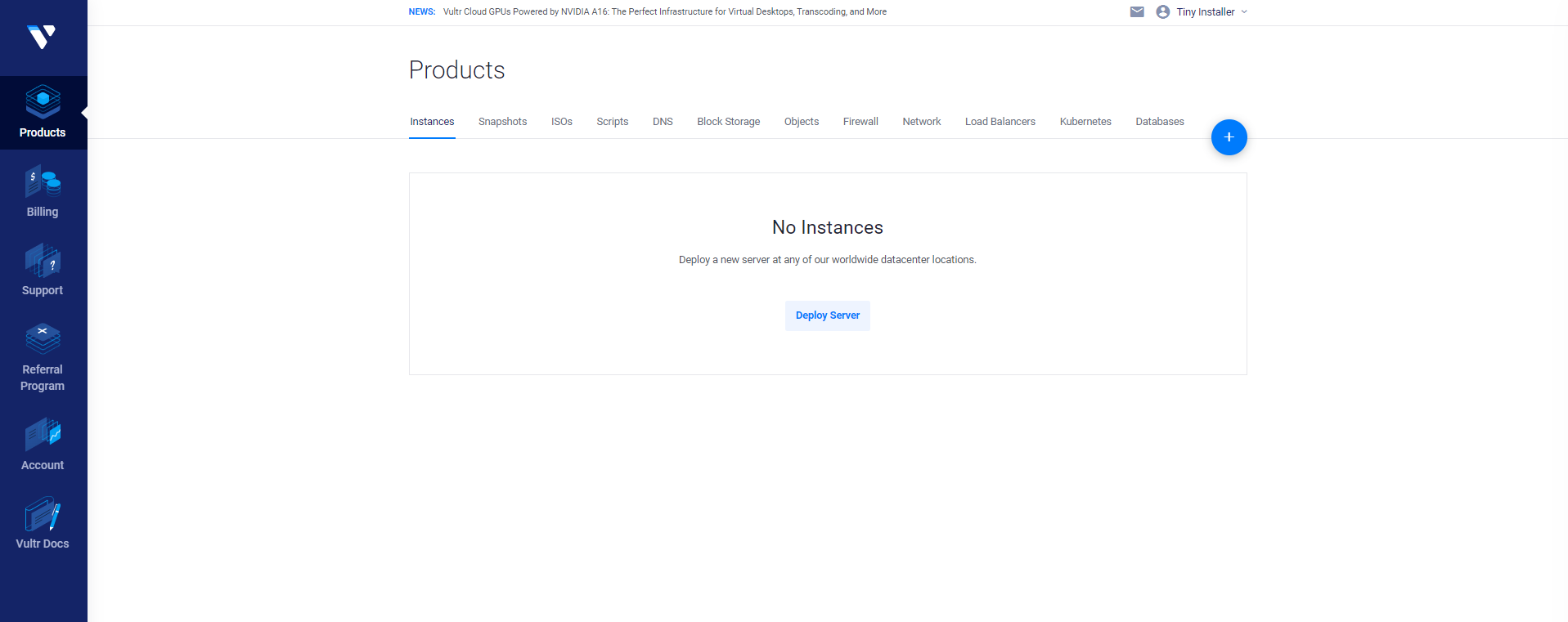 usage-on-vultr step 3